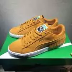 chaussures puma suede olympian fringed design gold